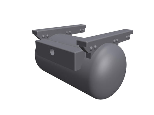 Wallace Locomotive Works 002 HO Scale Norfolk & Western N&W Caboose Propane Tanks (2 Pack)