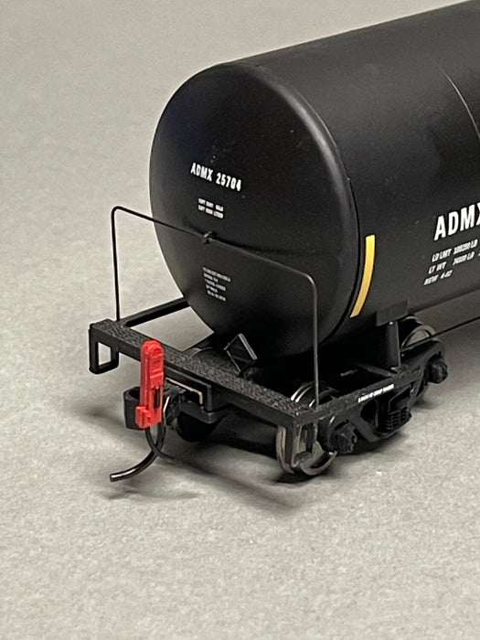 Wallace Locomotive Works SCAL-001A  HO Scale Red End of Train Device (4 Pack)