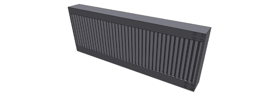 Wallace Locomotive Works WALX-032 HO Scale CP Style SD60-3 Inertial Filter Screen (2 Pack)