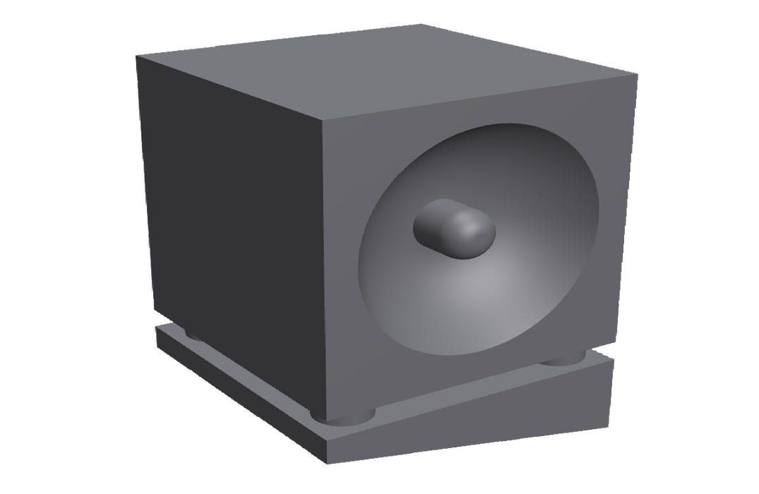 Wallace Locomotive Works WALX-051 HO Scale Southern Railroad Radio Speaker with Mount (2 Pack)