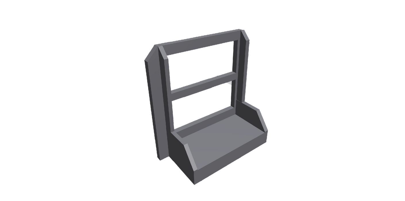 Wallace Locomotive Works WALX-058 HO Scale NS Helper Link Empty Bracke ...