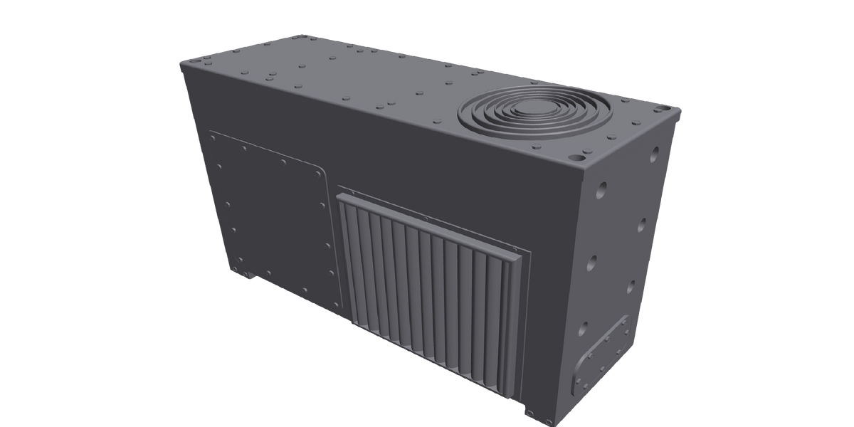Wallace Locomotive Works WALX-067 HO Scale GE Air Conditioner - Style ...
