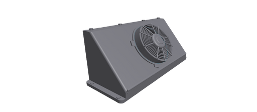 Wallace Locomotive Works WALX-068 HO Scale INPS Air Conditioner (2 Pack)