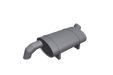 Wallace Locomotive Works WALX-073 HO Scale HEP Mufflers - Style 1 (2 Pack)
