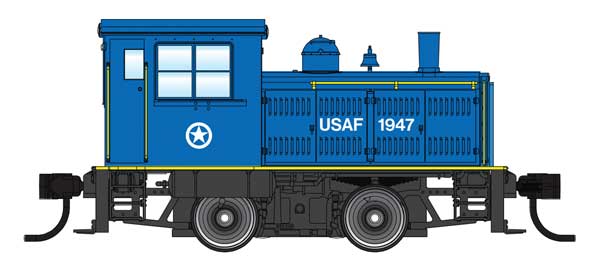 Walthers 910-10016 Plymouth ML-8 Switcher USAF - DC