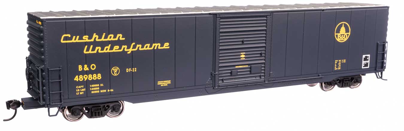 Walthers 910-3355 HO Scale 60' PS Single Door Auto Parts Boxcar Baltimore & Ohio B&O 489888