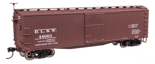 Walthers 910-40176 40' Double Sheathed Wood Boxcar Delaware, Lackawanna & Western DL&W 44063