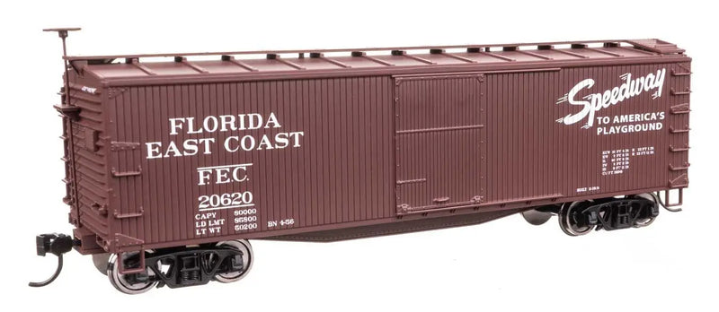 Walthers 910-40180 40' Double Sheathed Wood Boxcar Florida East Coast FEC 20620