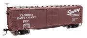 Walthers 910-40181 40' Double Sheathed Wood Boxcar Florida East Coast FEC 20636