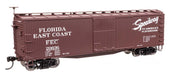 Walthers 910-40181 40' Double Sheathed Wood Boxcar Florida East Coast FEC 20636