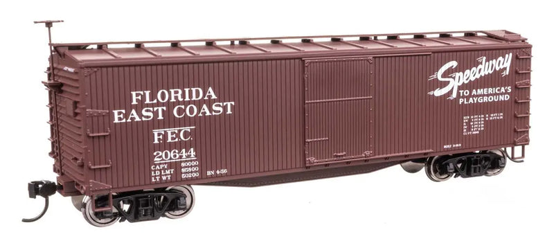 Walthers 910-40182 40' Double Sheathed Wood Boxcar Florida East Coast FEC 20644