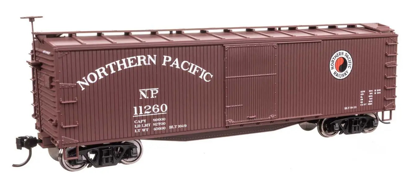 Walthers 910-40184 40' Double Sheathed Wood Boxcar Northern Pacific NP 11260