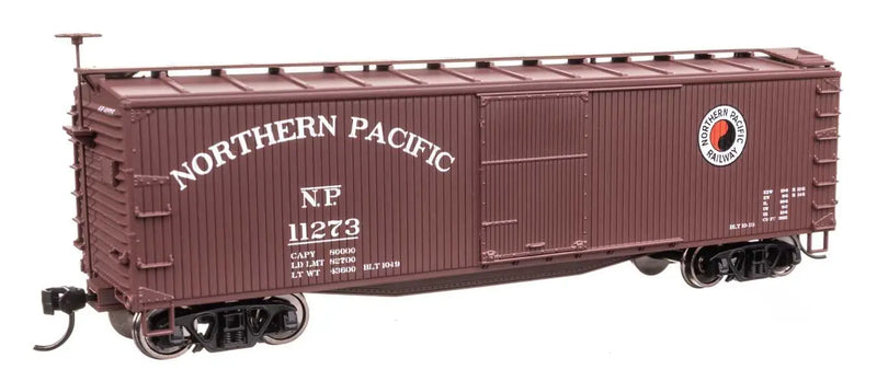 Walthers 910-40186 40' Double Sheathed Wood Boxcar Northern Pacific NP 11273
