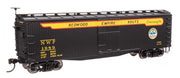 Walthers 910-40190 40' Double Sheathed Wood Boxcar Northwestern Pacific NWP 1989