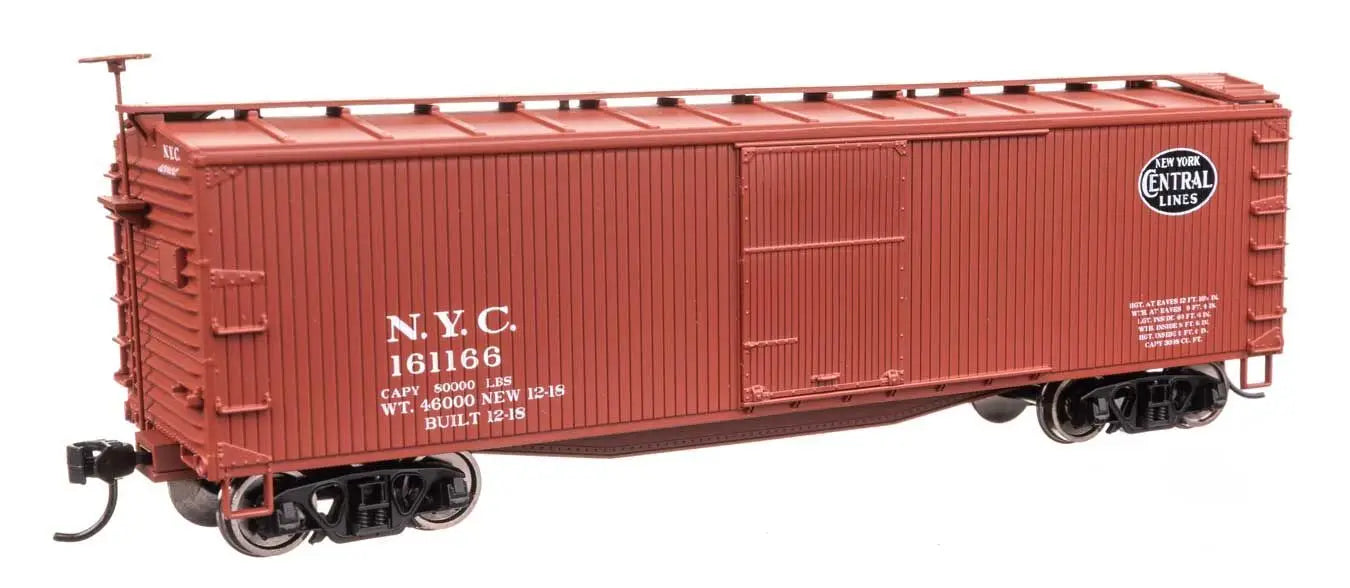 Walthers 910-40191 40' Double Sheathed Wood Boxcar New York Central NYC 161166