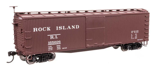 Walthers 910-40196 40' Double Sheathed Wood Boxcar Rock Island RI 155026