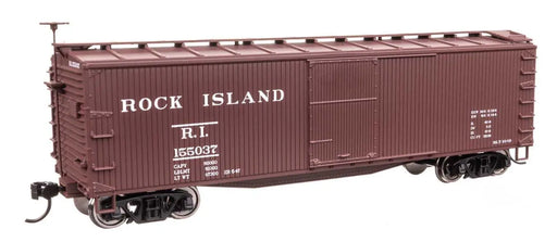 Walthers 910-40197 40' Double Sheathed Wood Boxcar Rock Island RI 155037