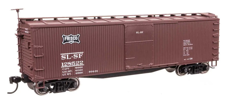 Walthers 910-40199 40' Double Sheathed Wood Boxcar Frisco SLSF 128522
