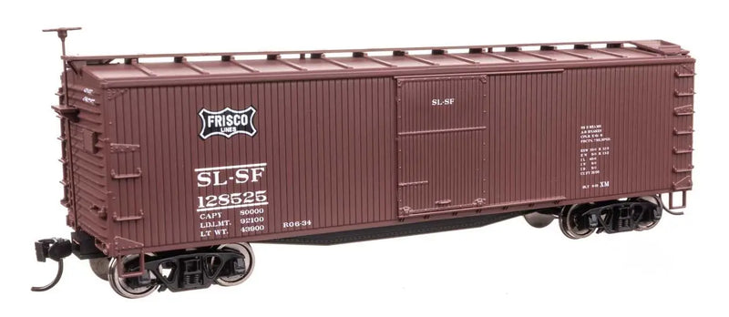 Walthers 910-40200 40' Double Sheathed Wood Boxcar Frisco SLSF 128525