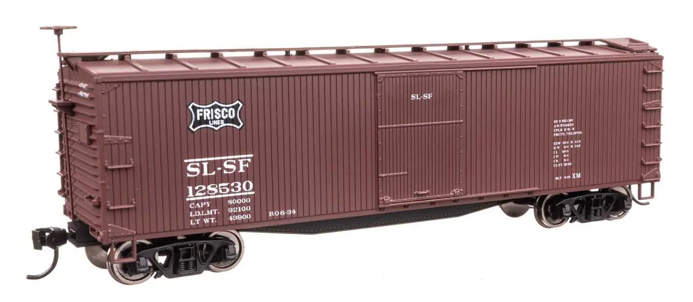 Walthers 910-40201 40' Double Sheathed Wood Boxcar Frisco SLSF 128530