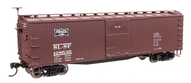 Walthers 910-40202 40' Double Sheathed Wood Boxcar Frisco SLSF 128535