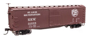 Walthers 910-40203 40' Double Sheathed Wood Boxcar Cotton Belt SSW 31009