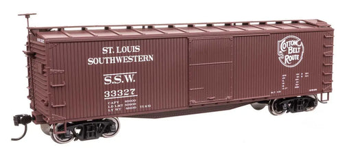Walthers 910-40206 40' Double Sheathed Wood Boxcar Cotton Belt SSW 33327