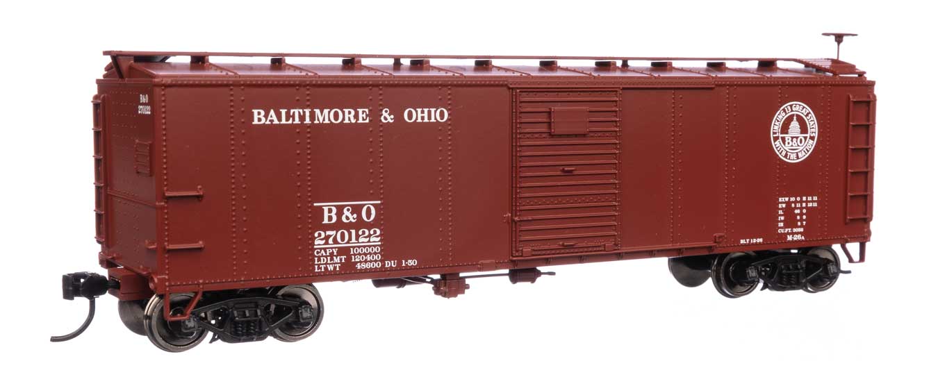 Walthers 910-40953 HO Scale 40' X29 Boxcar Baltimore & Ohio B&O 270122
