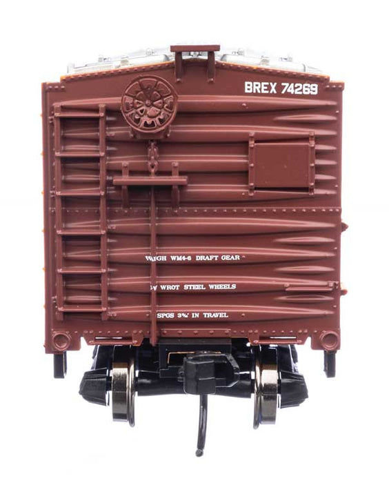 Walthers 910-41406 HO Scale 40' Steel Reefer Burlington Refrigerator Express BREX 74269