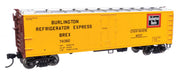 Walthers 910-41407 HO Scale 40' Steel Reefer Burlington Refrigerator Express BREX 74360