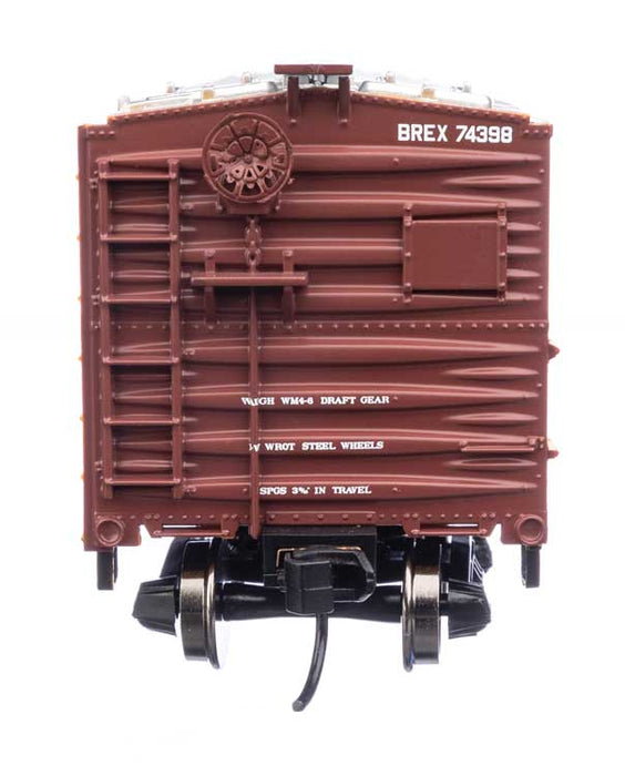 Walthers 910-41408 HO Scale 40' Steel Reefer Burlington Refrigerator Express BREX 74398