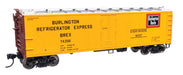 Walthers 910-41408 HO Scale 40' Steel Reefer Burlington Refrigerator Express BREX 74398