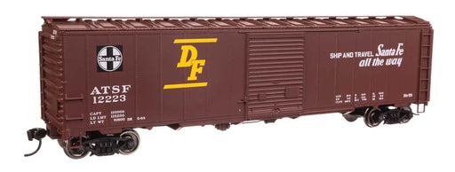 Walthers 910-46502 HO Scale 50' AAR Single Door Boxcar Santa Fe ATSF 12223