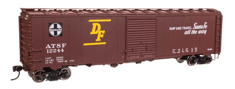 Walthers 910-46504 HO Scale 50' AAR Single Door Boxcar Santa Fe ATSF 12244