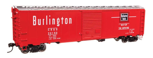 Walthers 910-46509 HO Scale 50' AAR Single Door Boxcar Burlington CB&Q 20150