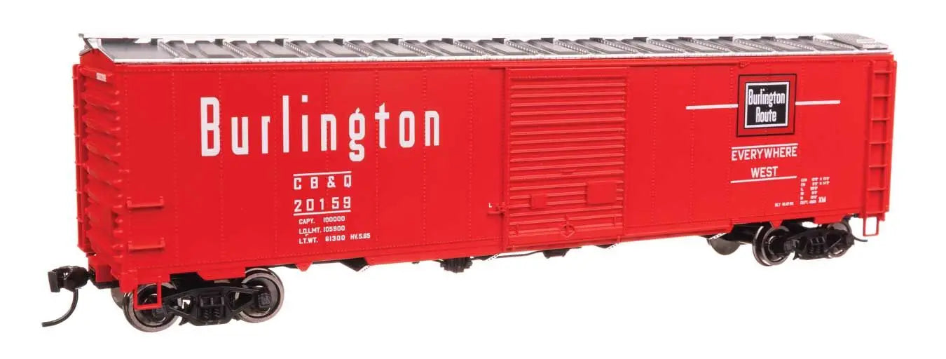 Walthers 910-46510 HO Scale 50' AAR Single Door Boxcar Burlington CB&Q 20159