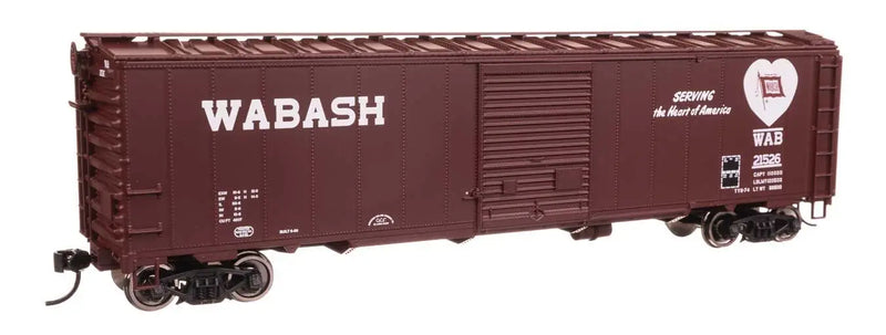 Walthers 910-46532 HO Scale 50' AAR Single Door Boxcar Wabash WAB 21526