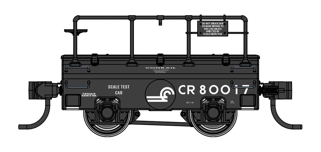 Walthers 920-105304 Scale Test Car Conrail #80017