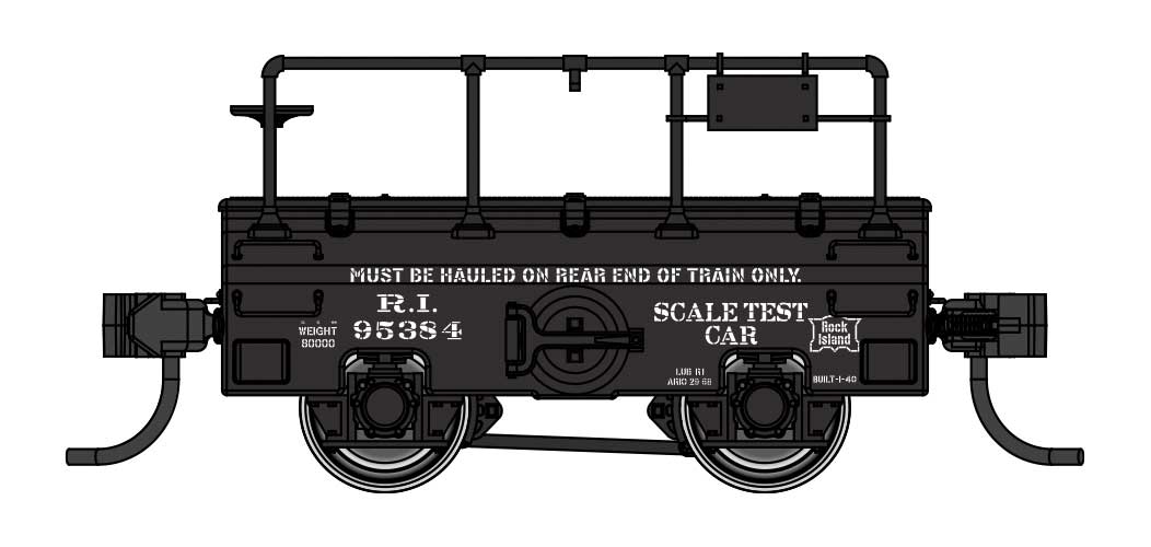 Walthers 920-105305 Scale Test Car Rock Island #95384