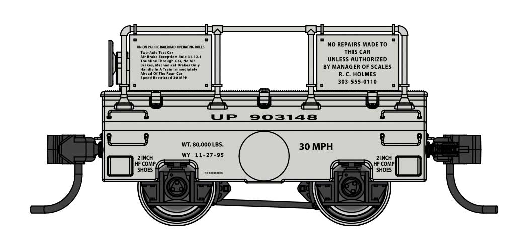 Walthers 920-105306 Scale Test Car Union Pacific #903148