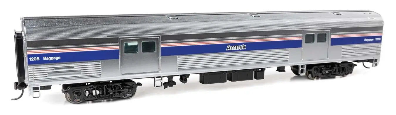 Walthers 920-13079 HO 73' Budd Baggage Car Amtrak Phase IV (Black Lettering) #1208