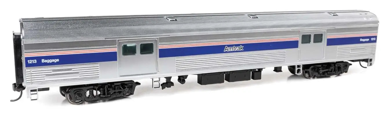 Walthers 920-13080 HO 73' Budd Baggage Car Amtrak Phase IV (Black Lettering) #1213