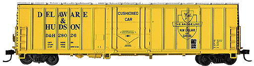 Walthers 932-3607 HO Scale 50' Exterior Post Boxcar D&H 28026 - USED