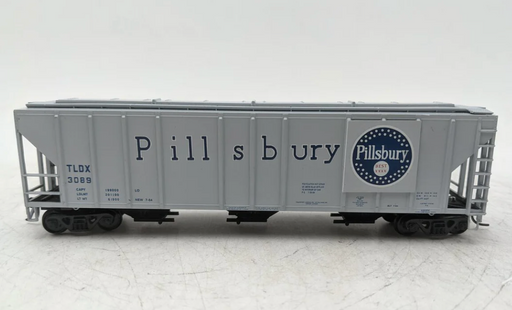 Walthers 932-5704 HO Scale PS2-CD Covered Hopper Kit Pillsbury TLDX 3078 - NOS