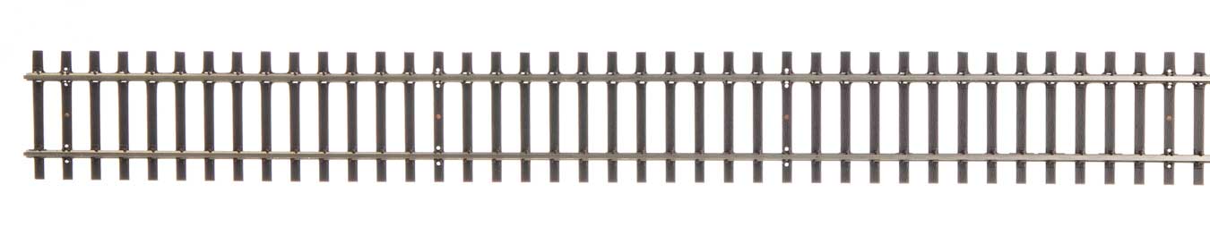 Walthers 948-83007 HO Scale Code 83 Nickel Silver Flex Track with Branch Line Wood Ties 5 Pack