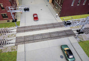Walthers 948-83113 HO Scale Wood Crossing with Re-Railer Ends for Code 83 Track