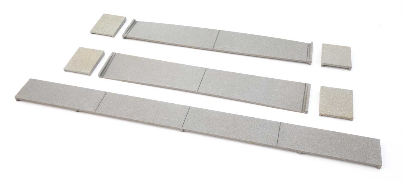Walthers 948-83115 HO Scale Concrete Grade Crossing with Re-railer for Code 83 or Code 100 Track