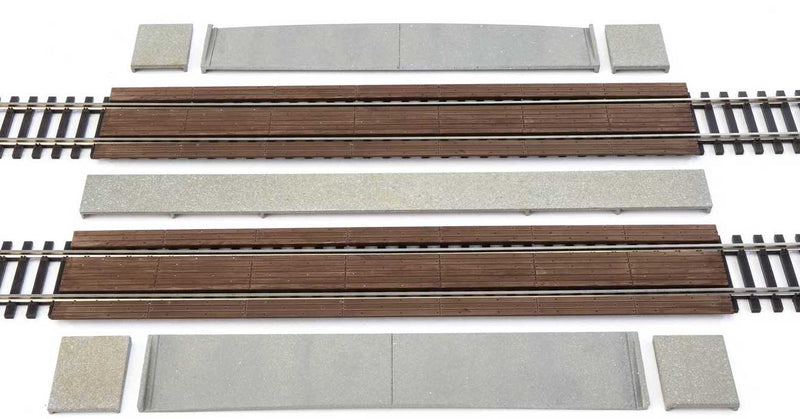 Walthers 948-83116 HO Scale Wood Crossing for Code 83 or Code 100 Track