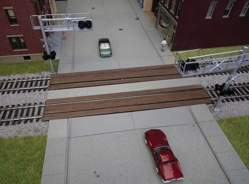 Walthers 948-83116 HO Scale Wood Crossing for Code 83 or Code 100 Track