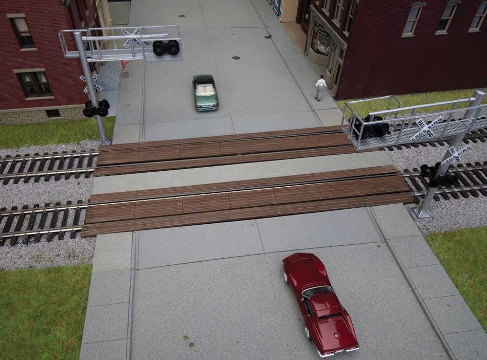 Walthers 948-83116 HO Scale Wood Crossing for Code 83 or Code 100 Track